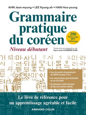 cover image of Grammaire pratique du coréen